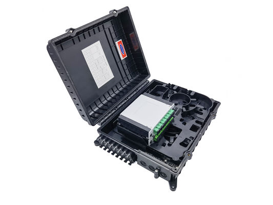 kaufen  Outdoor Optical Splitter Box 3in 16out  With LGX Module  For 2x3mm Flat Drop Cable Outlets PC ABS Material Online-Herstellung