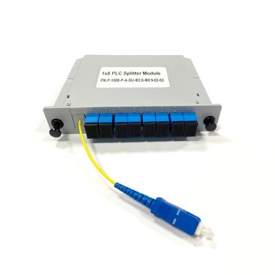 kaufen 1x8 Glasfasersplittermodul Ideal für passive optische Netze und Signalverteilung in Telekommunikationssystemen Online-Herstellung