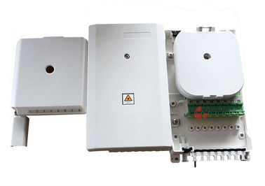 kaufen Hafen-ungeschnittener Kabel-Faser-Optikbeendigungs-Kasten IP54 FTTH 8 für 1/8 Plc-Teiler abgeschlossen Online-Herstellung