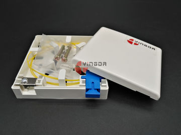 kaufen 1 Faser-Optikbeendigungs-Kasten Sc UPC des Hafen-pp. Ftth Sockel-Platte mit Metallkabelschelle Online-Herstellung