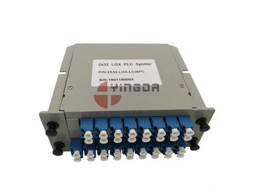 kaufen 1x32 2x32 Lgx Plc-Teiler-Lichtwellenleiter-Monomode- mit LC-Sc-Kopplern Online-Herstellung