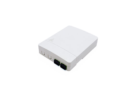 kaufen 2SC Port Fiber Optic Termination FTB86M Box für FTTH PON Kunststoff-optische Rosette-Kasse-Terminal Online-Herstellung