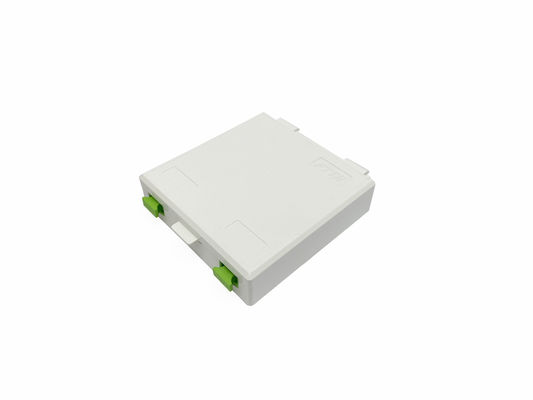 kaufen FASER-Optikbeendigungs-Kasten Unibody-Wand-Ausgang 86*86*23mm mit 2 Port-FTTH Innen Online-Herstellung