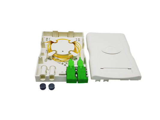 kaufen 2 Kern FTTH HAAR FTB IP30 Faser-Optikbeendigungs-Kasten Online-Herstellung