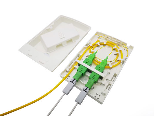 kaufen CATV FTTH faser-Beendigungs-Kasten-Wand-Berg FAT IP30 2 Port Online-Herstellung