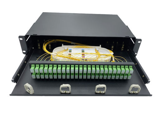 kaufen Faser-Optikschalttafel des Data Center-Gestell-Berg-65dB Online-Herstellung