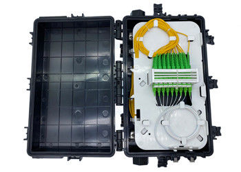 kaufen FTTH-Luftfaser-Optikkreuzungs-Spleiß-Kasten 72 144 Kerne mit Mini Splitter 1x16 1x8 Sc-Kopplern Online-Herstellung