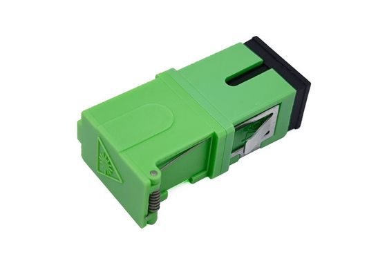 kaufen Sc-Seitenfensterladen-Faser-Verbindungsstück-Adapter ohne Flansch-Grün-Metallklammern-Laser Online-Herstellung