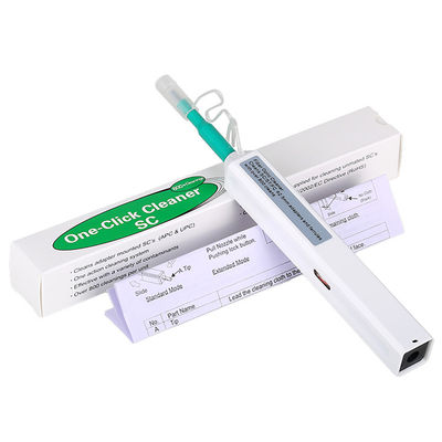 kaufen Verbindungsstück-Stirnfläche-aus optischen Fasern Reinigungsstift Sc 2.5mm St.-FC LC, Ein-Klicken-Reiniger-Stift 800mal Online-Herstellung