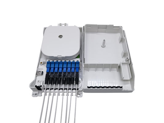kaufen Innen-Lichtwellenleiter-Beendigungs-Kasten Mini Compact 8 IP54 an der Wand befestigter weißer FTTH entkernt Sc-Adapter Online-Herstellung