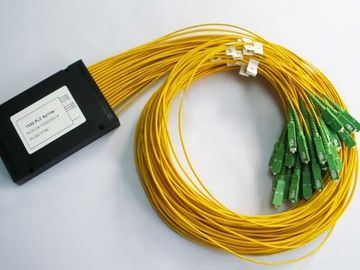 kaufen LAN/FAHLER Minimodul-Faser Optik-PLC-Teiler blockless 0.9mm mit Sc-/UPC-Verbindungsstück Online-Herstellung
