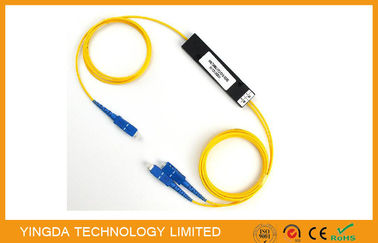 kaufen Breitband-FBT Koppler-Kassette 2mm des Doppelfenster-1 x 2 SFF-ABS-ISO SGS ROHS Online-Herstellung