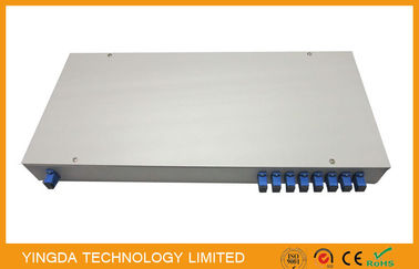kaufen ODM-Faser beendete Optik-PLC-Teiler in 19 Sc/APC der Zoll Gestell-Schalttafel-1u Gestell-Berg Online-Herstellung