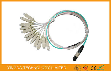 kaufen Zwinge Sc 900um, multi Faser-Optikzöpfe OM3 10G MTP MPO Kabel-7.8mm Online-Herstellung