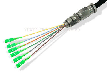 kaufen Wasserdichter der Faser-Optikzopf-6 singlemode 9/125 um OS2 LSZH 15 Meter 0.9mm Kern Sc/APC für Telekommunikation im Freien Online-Herstellung