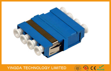 kaufen FTTH CATV LC/PC Weisen-Blau des Faser-Optikadapter-4, optischer Adapter Inspektion/Millimeters LC Online-Herstellung