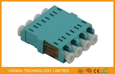 kaufen Plastikweise faser-Optikverbindungsstück-Adapter LC-Viererkabel-4 kein Aqua des Ohr-OM3 10G Online-Herstellung
