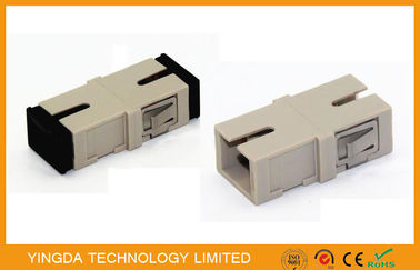 kaufen Dauerhafter Koppler OM2 in mehreren Betriebsarten aus optischen Fasern ohne Flansch Sc-Adapter-Beige Online-Herstellung