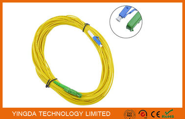 kaufen HUBER + SUHNER E2000 Plenumsgelb DES LC LAN-Faser-zum Optikflecken-Kabel-LSZH Online-Herstellung