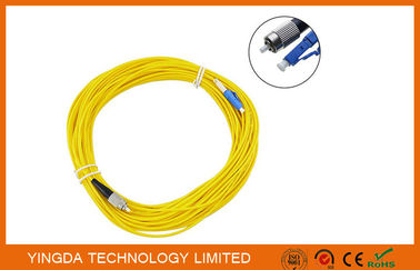kaufen LC FC-zum Singlemode Simplexfaser-Optikverbindungskabel, 20 Meter LSZH-Faser-Flecken-Kabel- Online-Herstellung