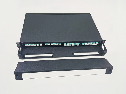 kaufen 96 Schalttafel-der Einschließung 4 der Kern-1U MPO Buchten weit 24 LC-Häfen MTP Kassetten-Adapter Online-Herstellung