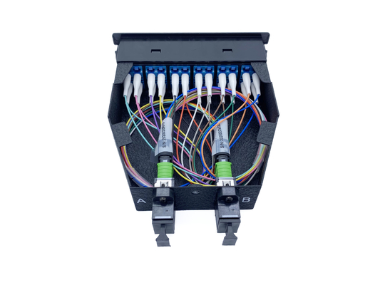 kaufen 12 24 Kassette Plastik-OM3 10G Aqua Male Multimode Cable der Faser-MPO MTP Online-Herstellung