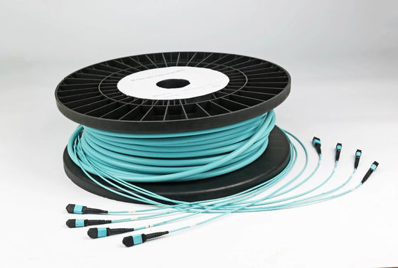 YINGDA Glasfaserhersteller MTP MPO Connector Glasfaserausbruchkabel 48Kern SM MM für Netzwerk 20M