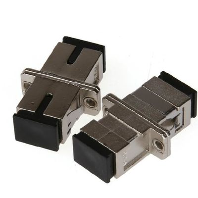 Hochpräzisions-SC-Simplex-Faseroptik-Adapter mit Metallgehäuse und geringen Einfühllossen