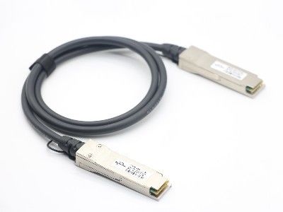 40G SFP DAC Kabel QSFP+ bis QSFP+ Passiv Kupferkabel PVC Schwarz