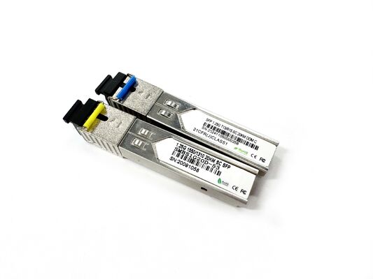 Glasfasermodul Preis SFP-1.25G-LX 1,25G 20KM SC Dual SFP 1310nm 1550nm 20KM SFP+ für Telekommunikations-Rechenzentrum FTTX