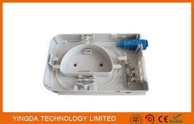 FTTH Wandmontierte Box 2 Port Glasfaserabschlussbox SC LC Duplexfaserbox